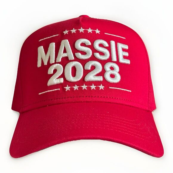 MASSIE 2028 Hat American Patriotic Republican Red Cap - Picture 1 of 1